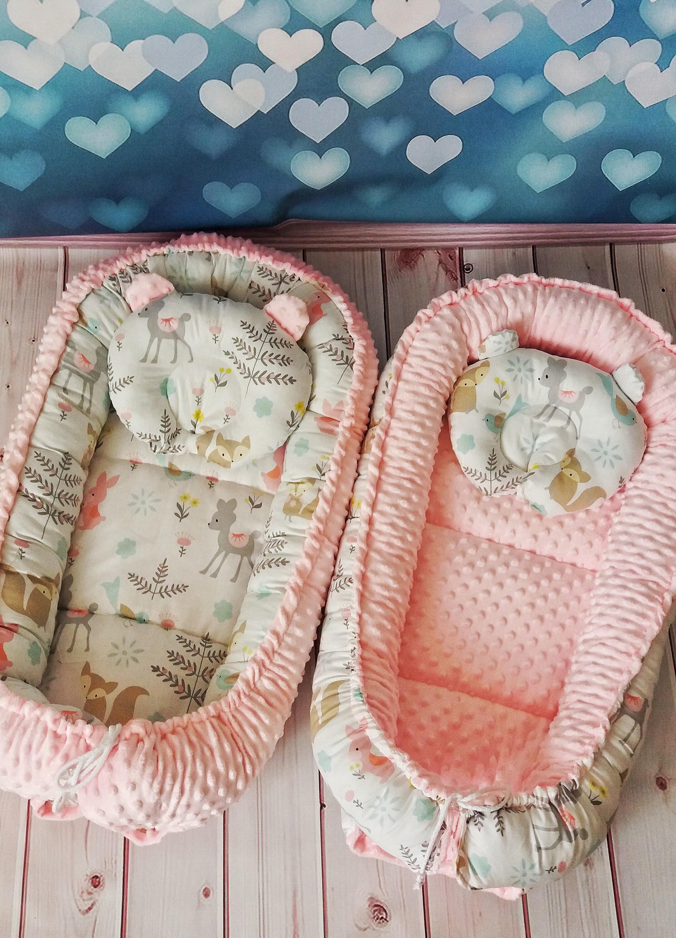 Handmade Baby Nest Bed baby sleep nest Sleeping Travel Bed Etsy