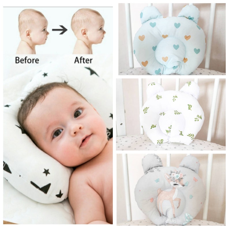 Pillow With Ears Baby Cushion Newborn Baby Infant Pillow Etsy India