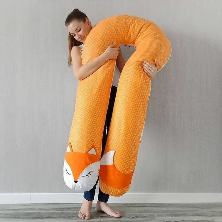 Pregnancy pillow U shaped pillow. Pregnancy Pillow / Cotton Etsy