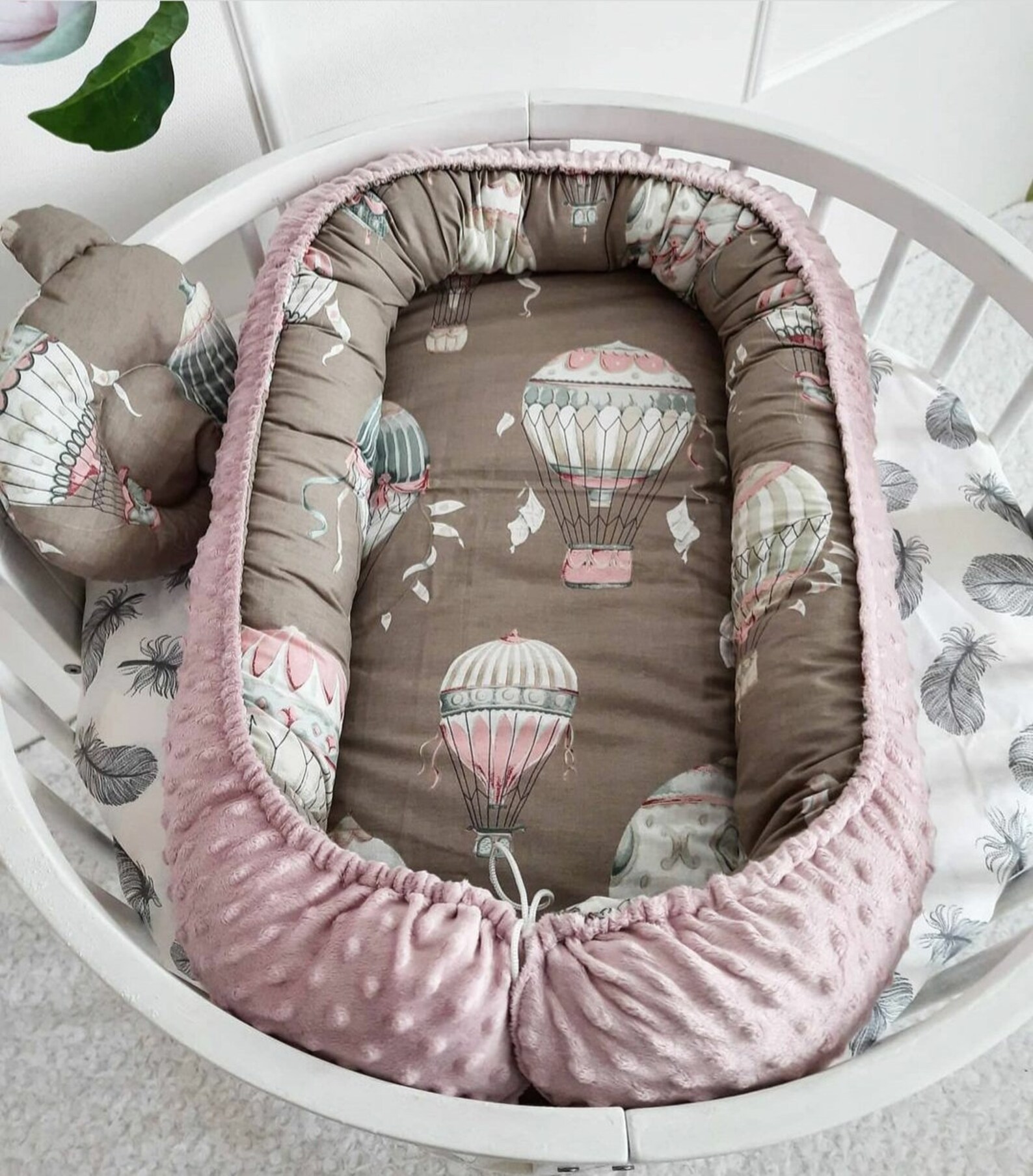 Baby nest Pillow as a gift ready to ship double sided Etsy