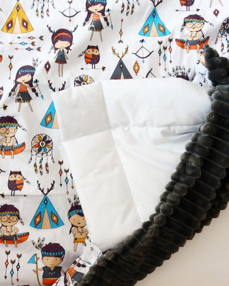 Minky Blanket Baby Blanket Cotton Soft Minky Baby Blanke Etsy