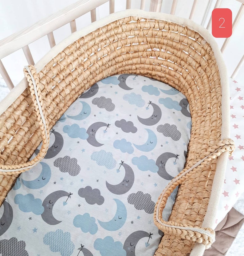 Baby Moses Basket Sheets Sheets Moses Basket Etsy