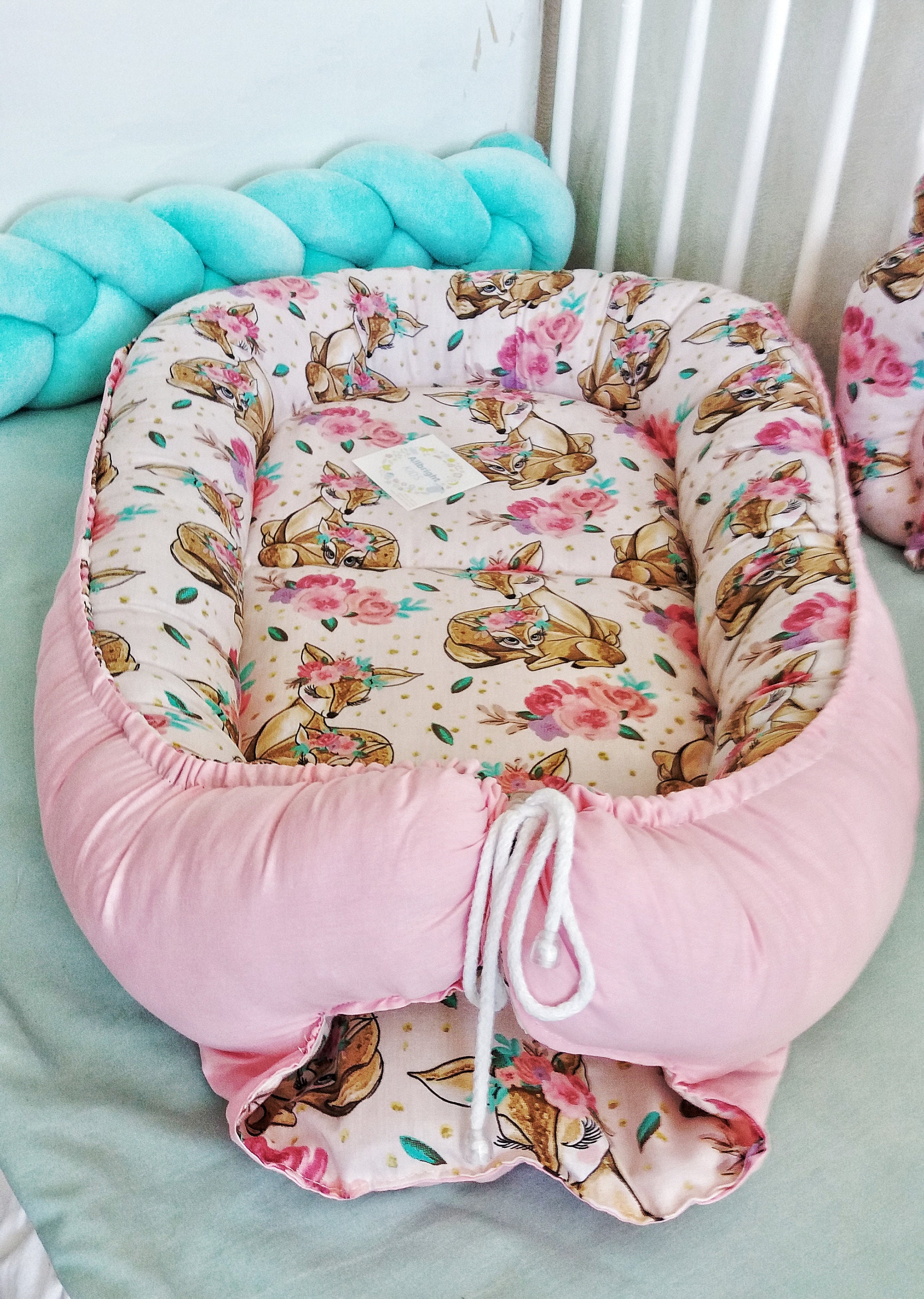 Baby Nest Baby Cushion Cocoon Baby Bed Sleep baby girl Etsy