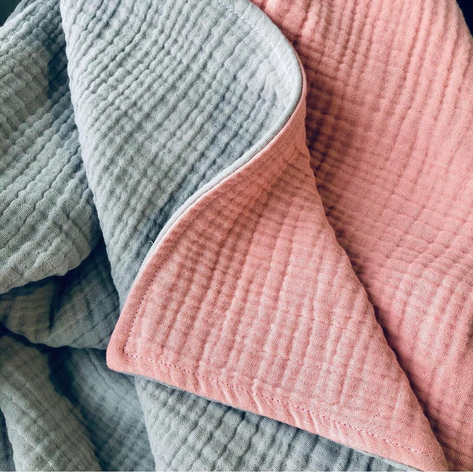 Muslin Blanket. Ready to ship. 8 layers muslin. Cotton Etsy