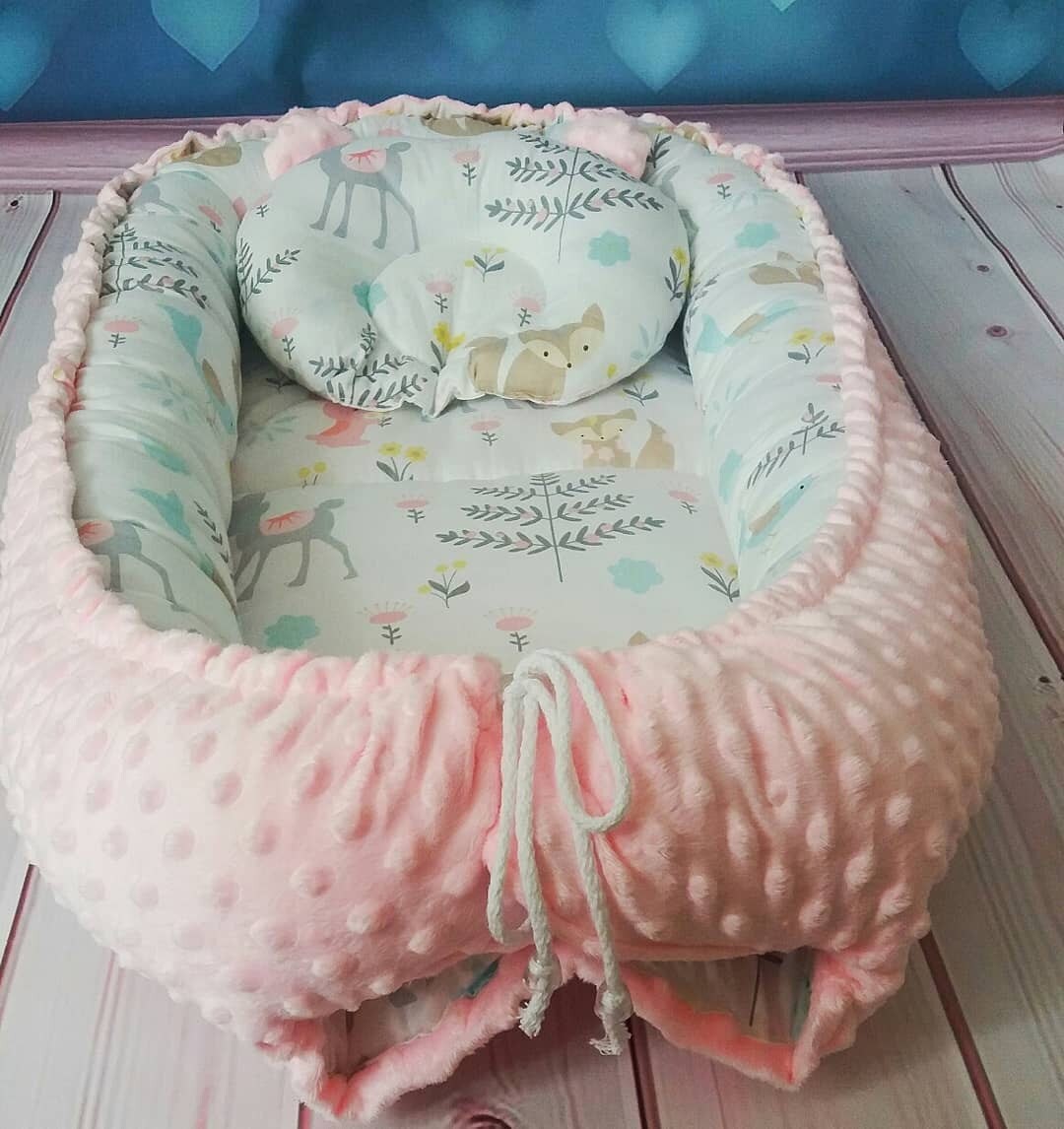 Handmade Baby Nest Bed baby sleep nest Sleeping Travel Bed Etsy