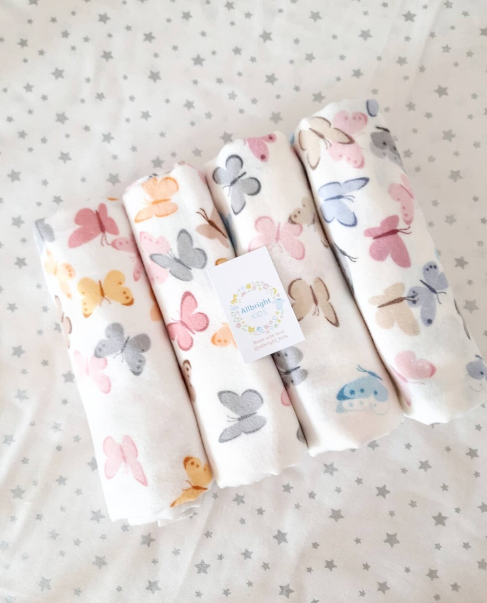 Butterfly Organic Swaddle Blanket main image 0