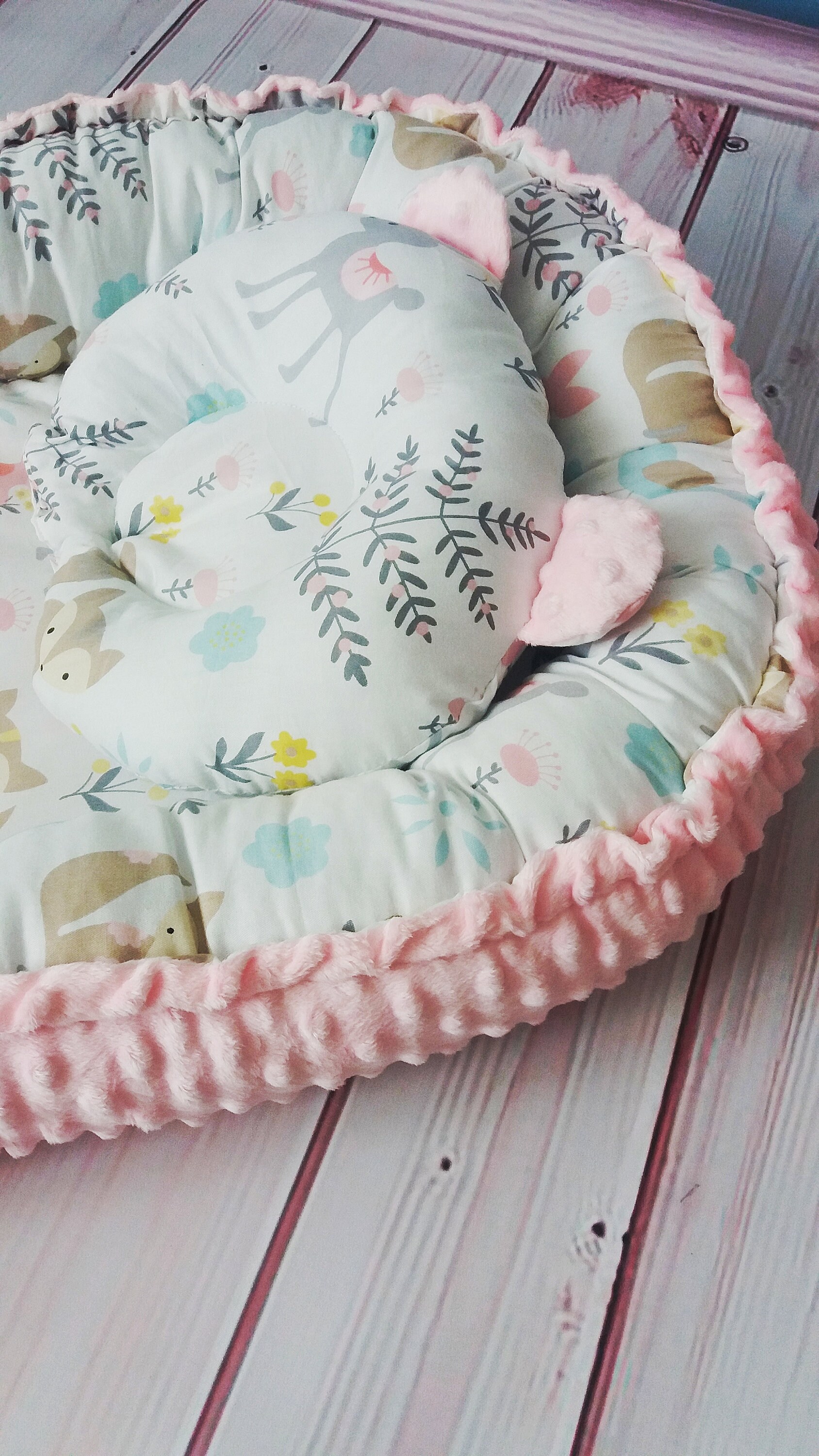 Handmade Baby Nest Bed baby sleep nest Sleeping Travel Bed Etsy