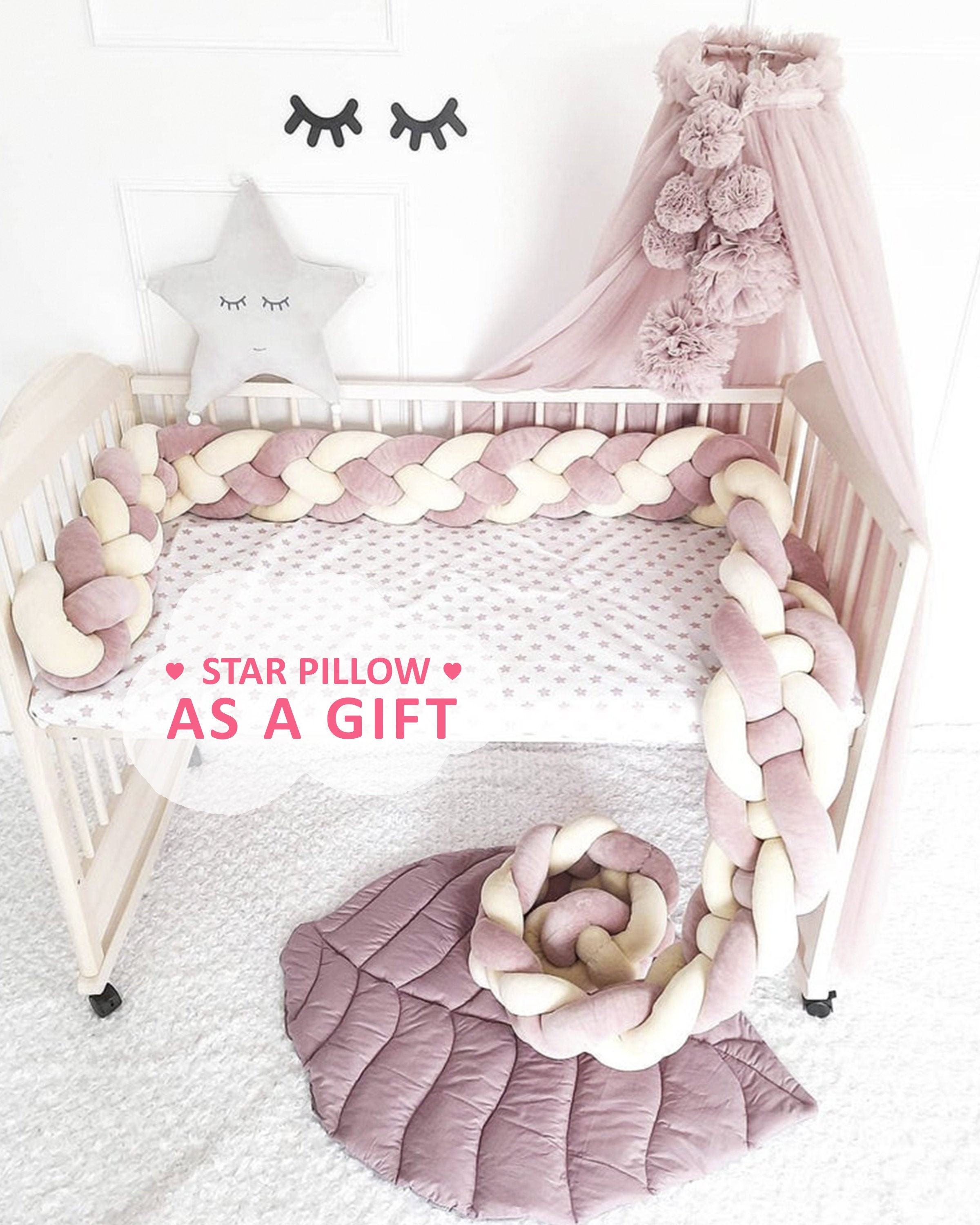 mini crib bumper