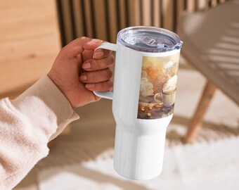 Thermos with handle