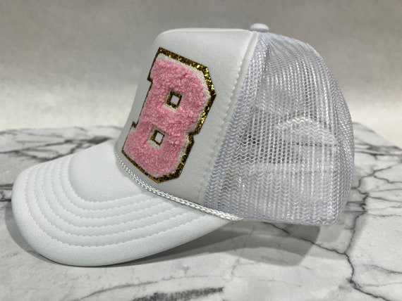 Pink Monogram Bling Baseball Cap for Women Monogram Hat. Personalized Hat. Bridal Party Sorority  main image 4