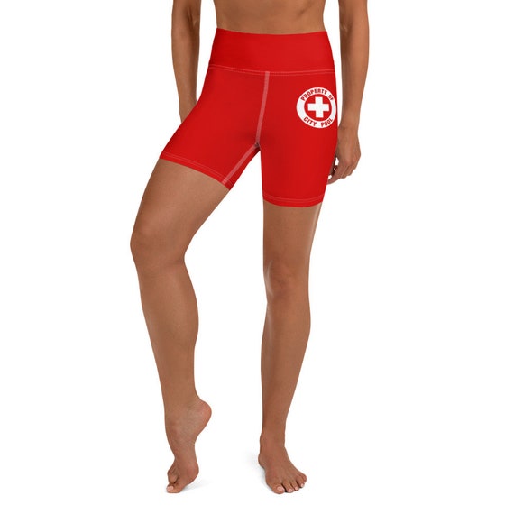 Sexy Lifeguard Women s Summer Pool Halloween Costume High Waist