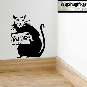 Banksy You Lie - Etsy