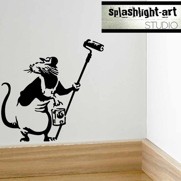 Banksy Wall Decal Etsy Australia