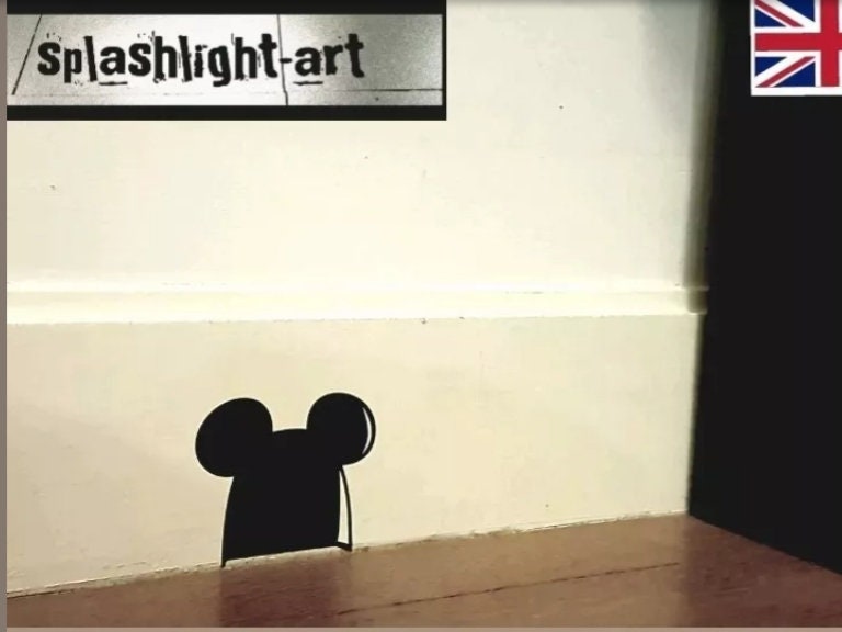 Lustiger Aufkleber Autoaufkleber Bad Mickey Mouse Minni Maus Funny Sticker  - Bremssattel-Aufkleber