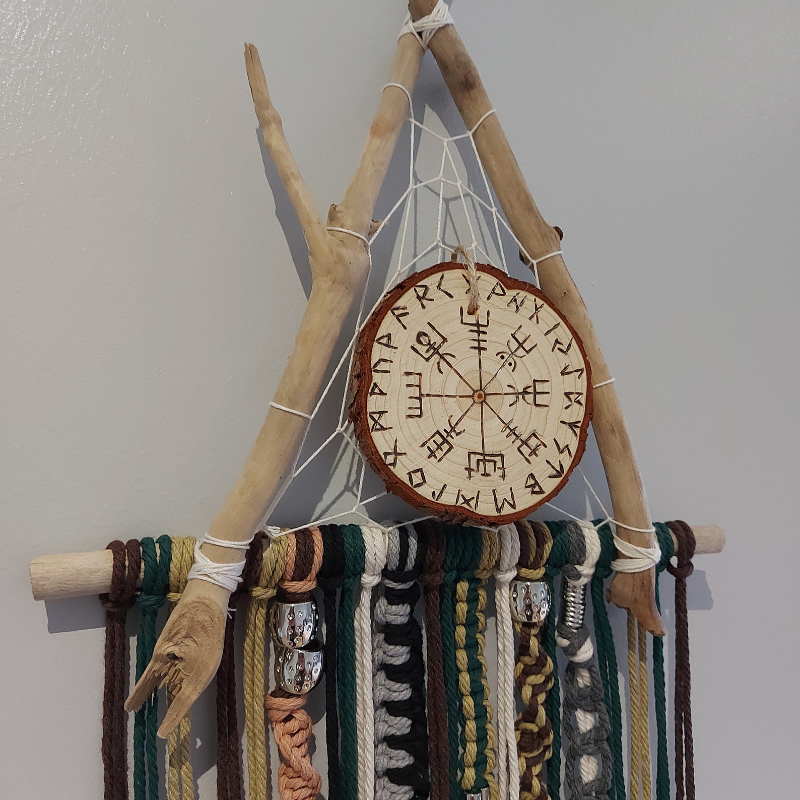 Handmade Long Driftwood Macramè Viking and Norse Inspired Etsy