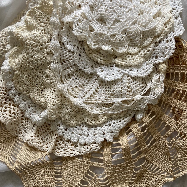 White Lace Doilies Etsy