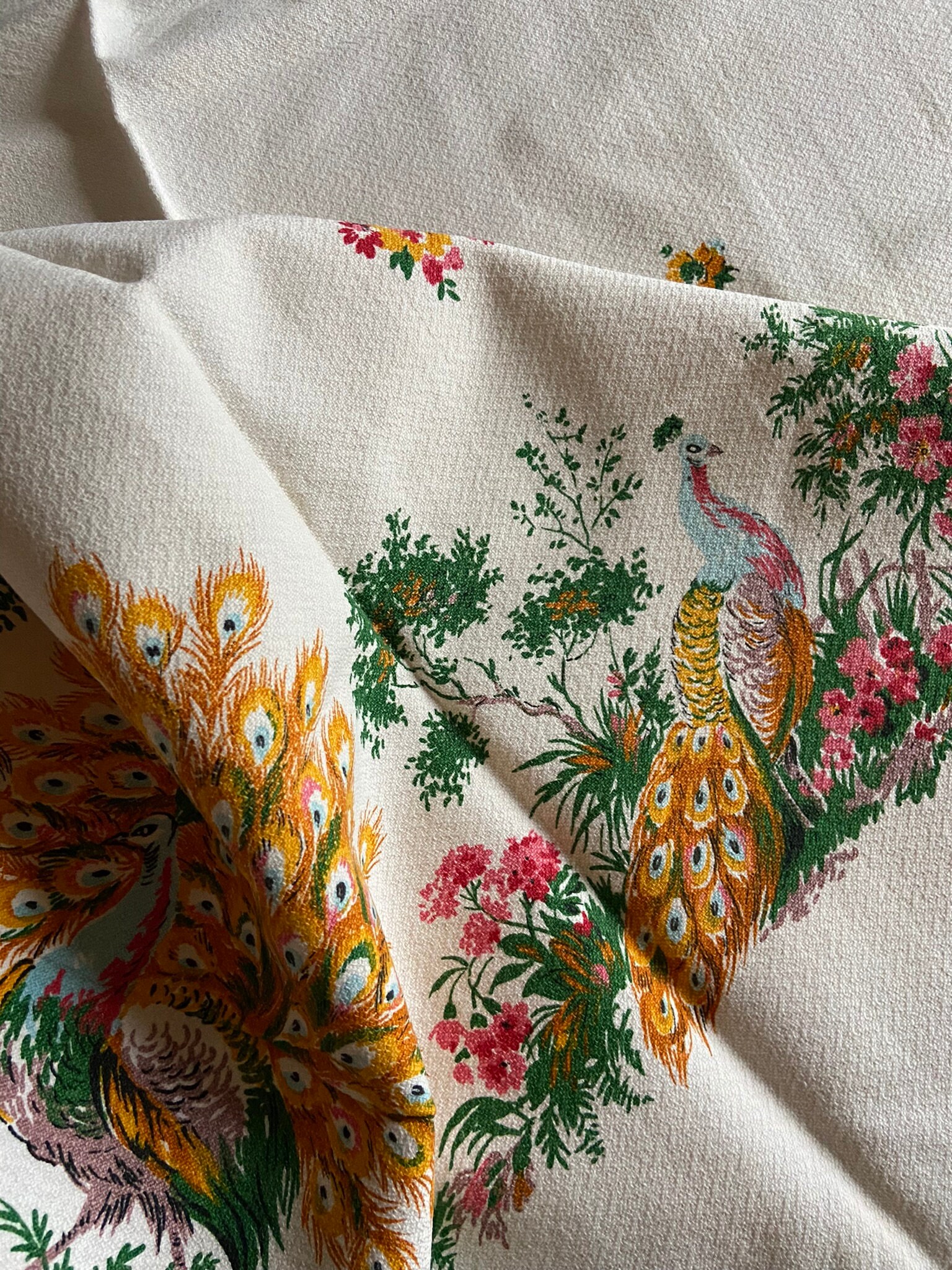 Kitchen & Dining Home & Living Rectangular Floral Tablecloth with