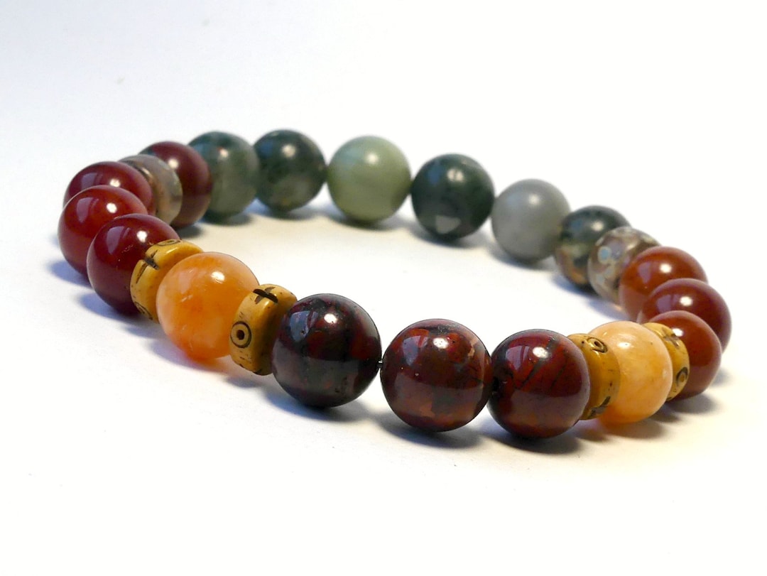 Lote De Piedras Preciosas Naturales Sueltas Para Pulseras Elásticas - 7 Pulgadas, Varios Tamaños (4-18mm), Sanación Reiki