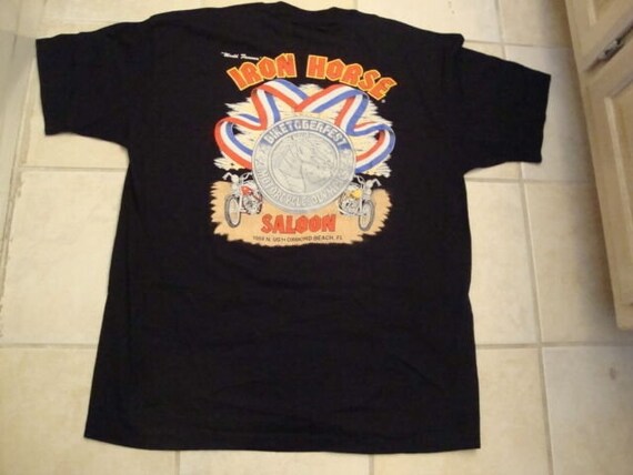 Vintage 1994 IRON HORSE SALOON Motorcycle Olympics 90