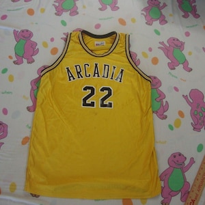 Vintage ARCADIA Speedline Basketball rap hip hop punk rock Jersey Adult size L