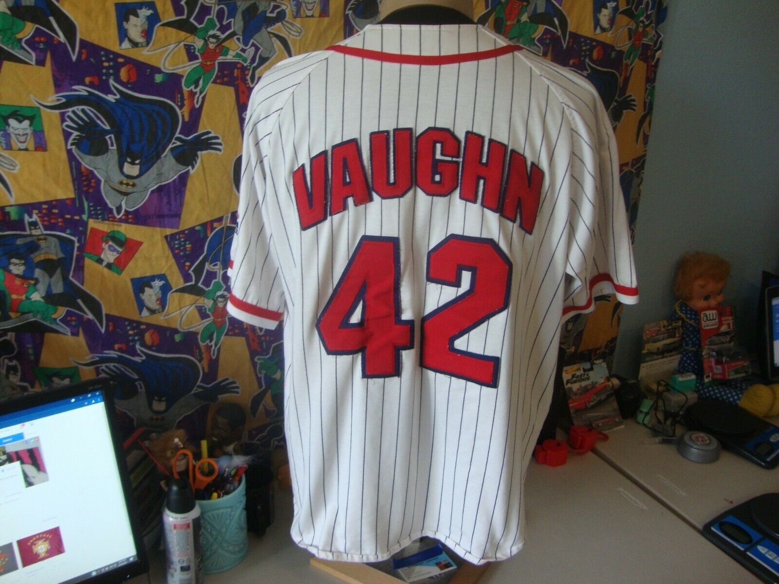 Vintage 90's Boston Red Sox Mo Vaughn Starter MLB Jersey 