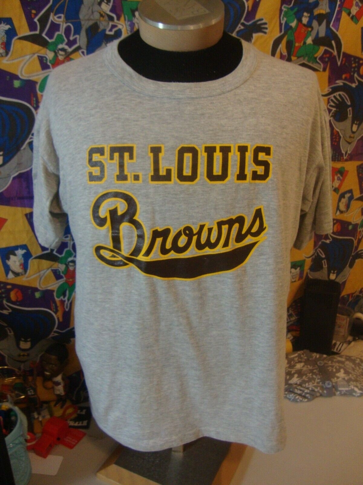 Vintage 80S St Louis Browns Mlb Baseball T-Shirt Sweatshirt Unisex
