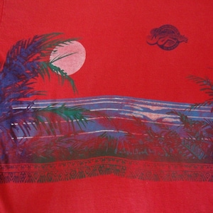 Vintage BENJAMIN Surfboards Sunwear RARE skateboard tourist punk rock T Shirt XL