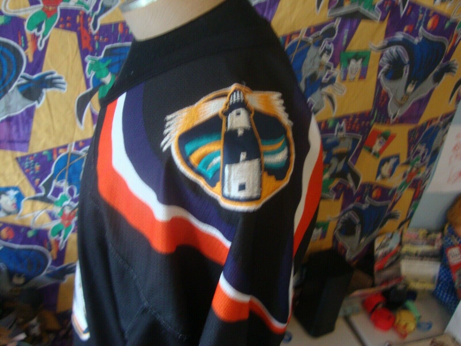 VinnieVtg Vintage 90's New York Islanders Fisherman Crewneck Sweatshirt S