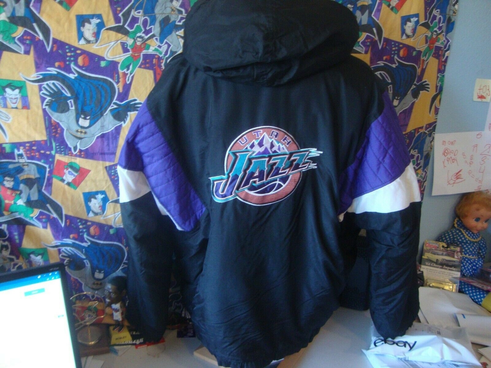 Vintage 90 s Utah Jazz NBA Starter Jacket XL Etsy