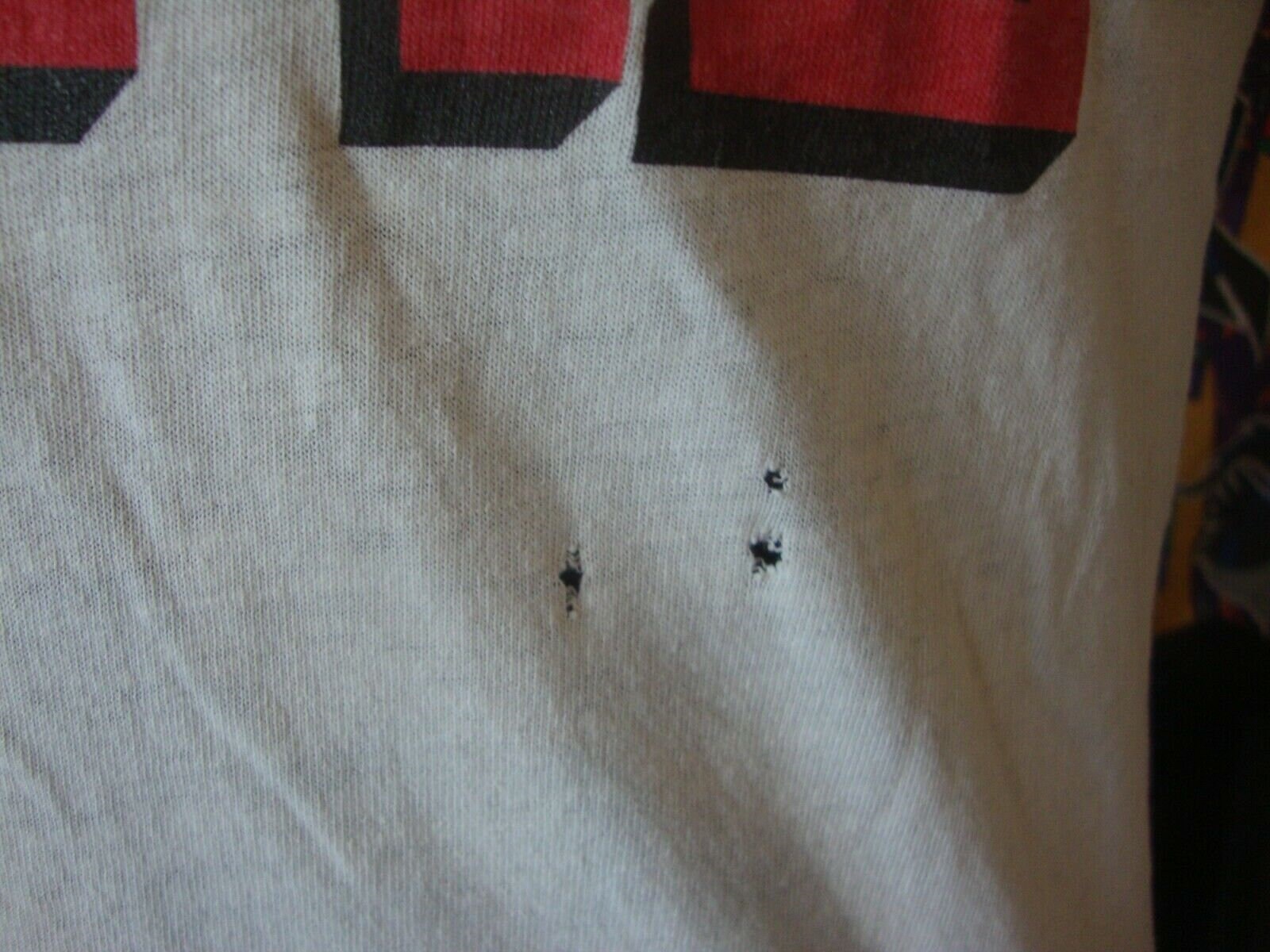 Vintage 80's B.F. Real Records Austin Texas Record Label T Shirt M