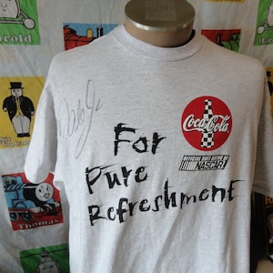 Vintage Nascar Dale Earnhardt Jr Autographed T Shirt XL