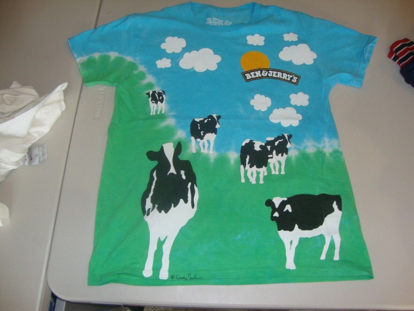 Euphoria Cow All Over Print Tie Dye 