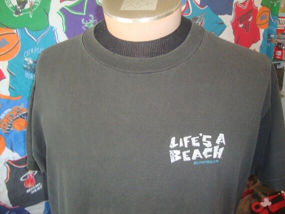 Vtg 90's Life's A Beach Surfgear Bad Boy Club T S… - image 5