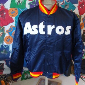 The popular 86 Astros rainbow sweater but its a Starter jacket : r/Astros