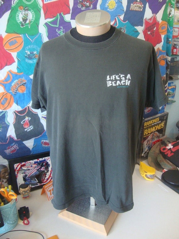 Vtg 90's Life's A Beach Surfgear Bad Boy Club T S… - image 4