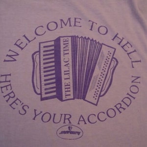 Vintage THE LILAC TIME Mercury Records Concert Tour Nick Duffy Rare T Shirt L