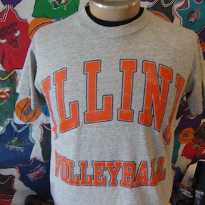 Vintage 90&#39;s University of Illinois Fighting Illini Volleyball T Shirt M