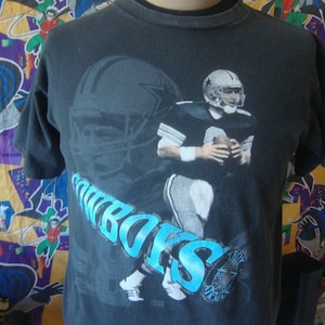 Vintage 90&#39;s Dallas Cowboys Troy Aikman Shirt Fits M