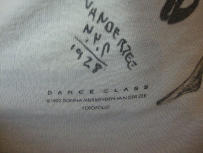 Vintage 90/'s James Van Der Zee Dance Class New York City T Shirt M