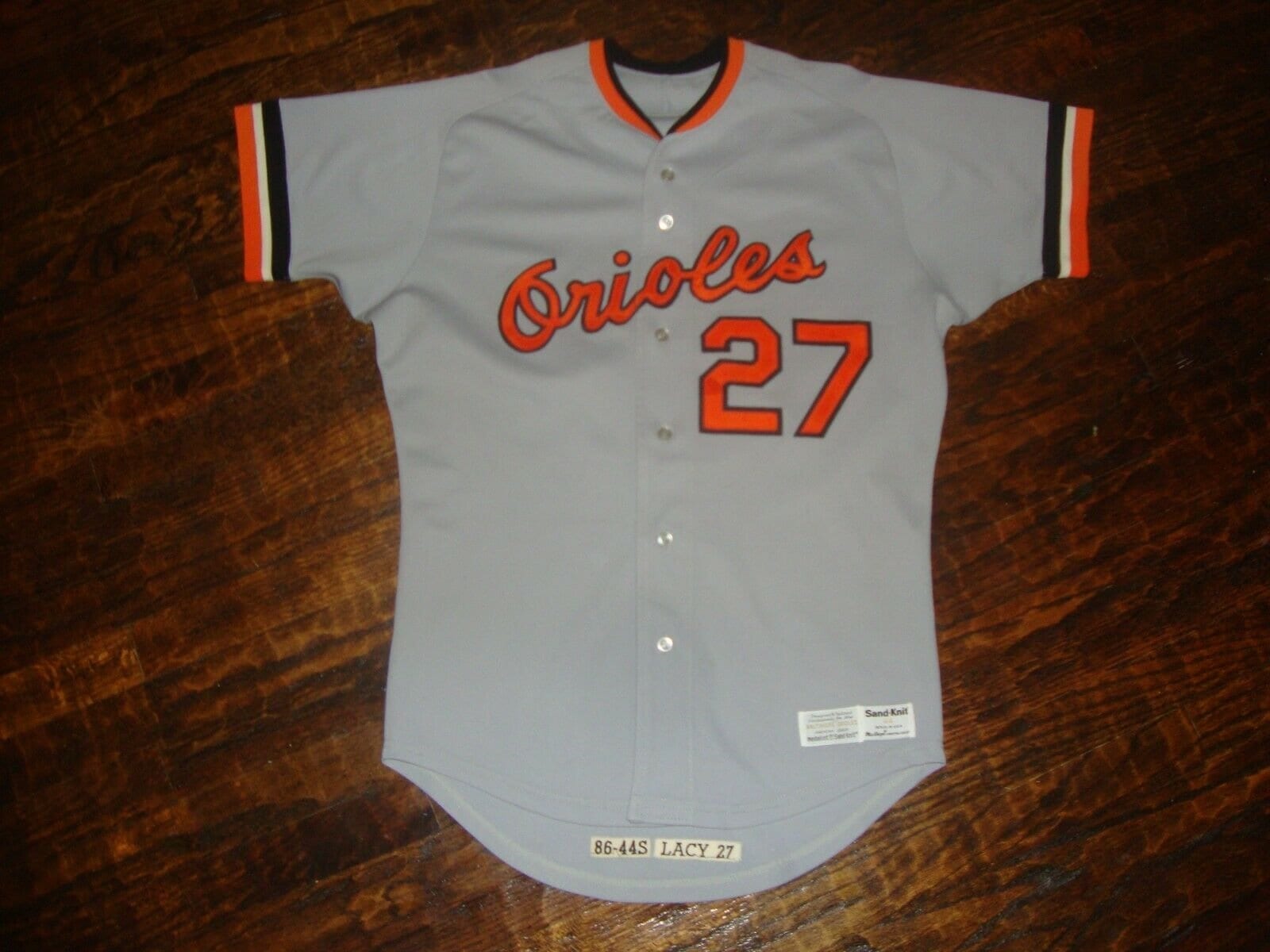 Vintage 80's Baltimore Orioles Lee Lacy Authentic Game -  Israel