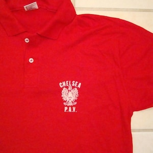 Vintage Chelsea PAV Polo Collar 2 Button T Shirt L