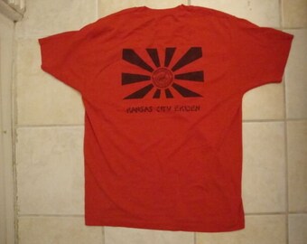 Vintage Kansas City RRCA Tac Championships Sports Red T Shirts L