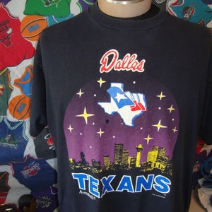 Vintage 90s AFL Arena Football League Dallas Texans Vintage Defunct T Shirt XL
