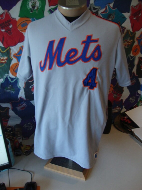 Vintage 80s New York Mets Lenny Dykstra Sand Knit… - image 3