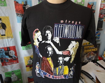 Vtg 1990 Fleetwood Mac Behind the Mask Band Tour Single Stitch T