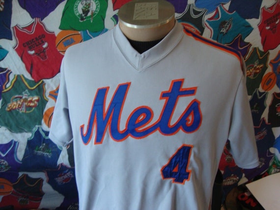 Vintage 80s New York Mets Lenny Dykstra Sand Knit… - image 1