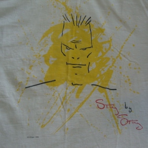 Vintage STING of the Police 1995 Hard Rock Cafe Signature Series tour T Shirt M