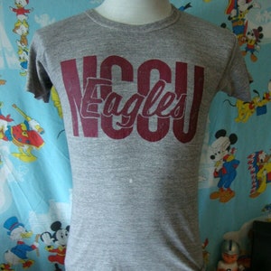 Vintage 80-tals North Carolina Central University Eagles T-shirt S bild 2