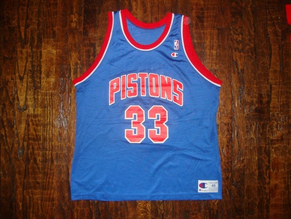 Vintage Detroit Pistons Grant Hill Champion NBA Jersey -  Israel