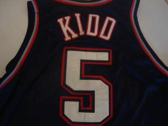 Jason Kidd New Jersey Nets Vintage NBA Sewn Jerse… - image 5